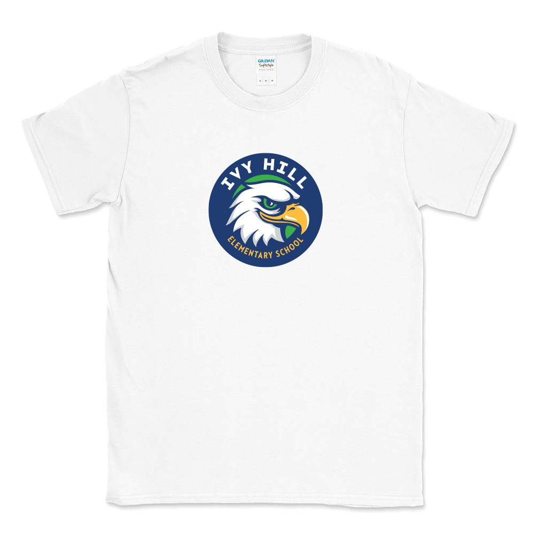School Logo ~ Cotton T-Shirt ~ Ivy Hill Elementary