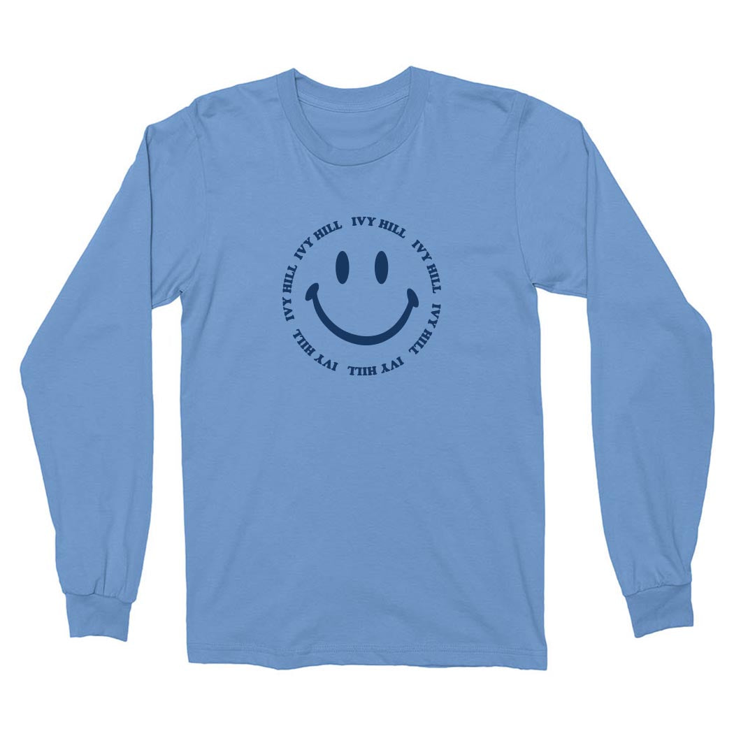 Smiley ~ Cotton ~ Long Sleeve T-Shirt ~ Ivy Hill Elementary