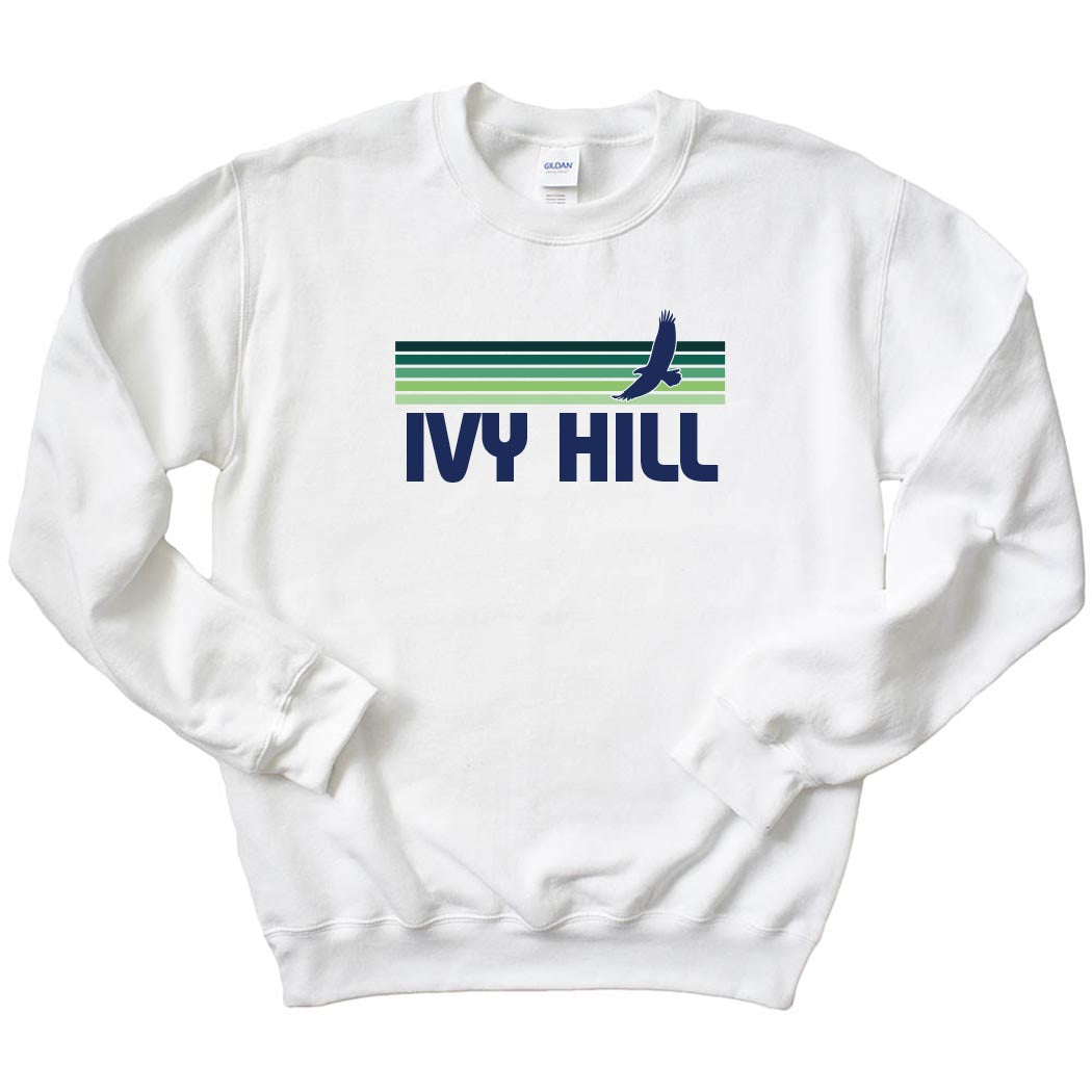 Sunset Stripes ~ Crewneck Sweatshirt ~ Ivy Hill Elementary