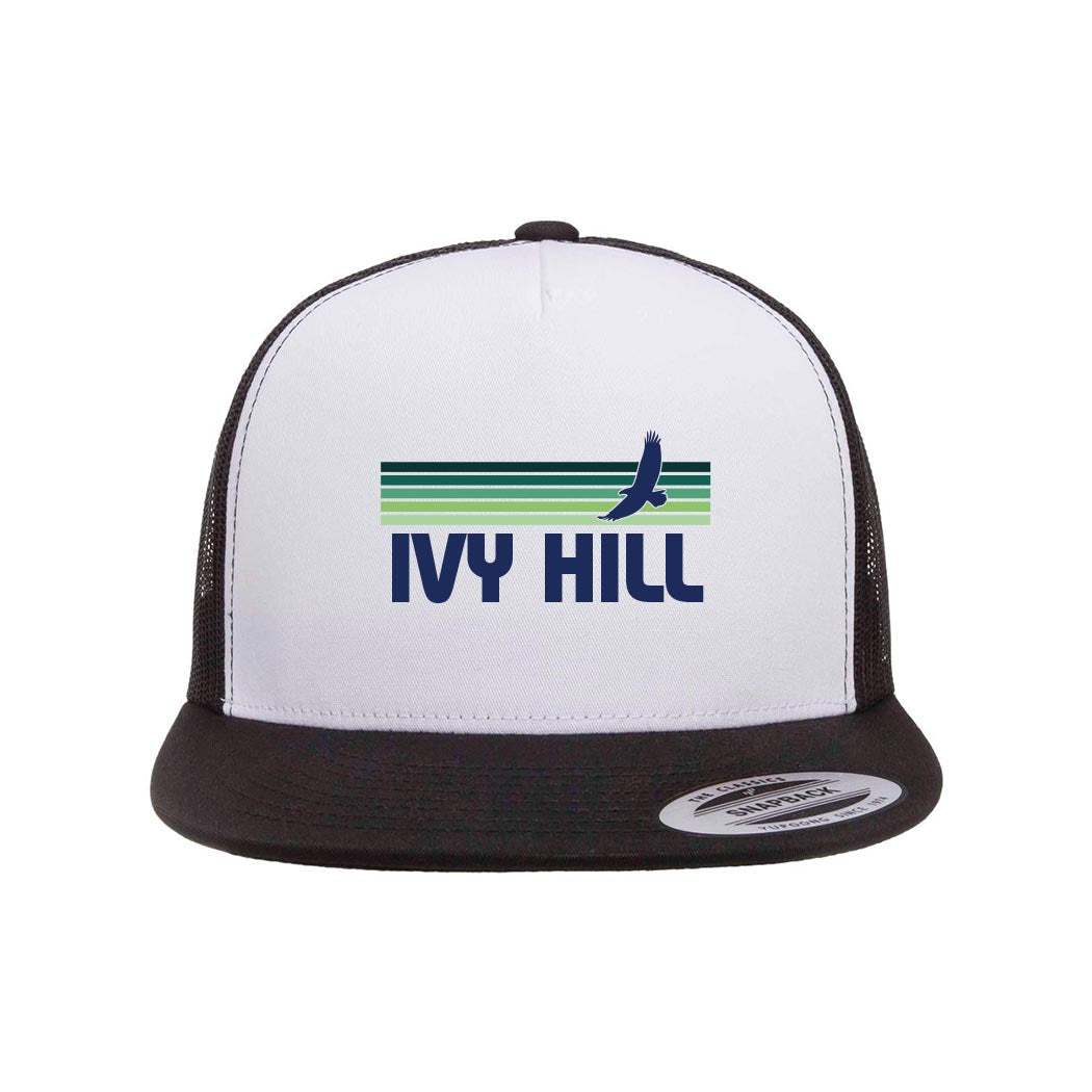 Sunset Stripes ~ Trucker Cap ~ Ivy Hill Elementary School