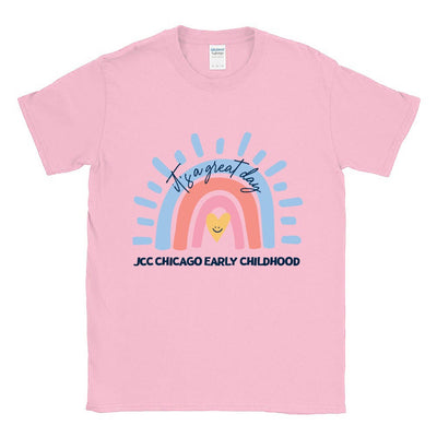 IT'S A GREAT DAY RAINBOW ~ JCC CHICAGO EARLY CHILDHOOD ~  toddler tee