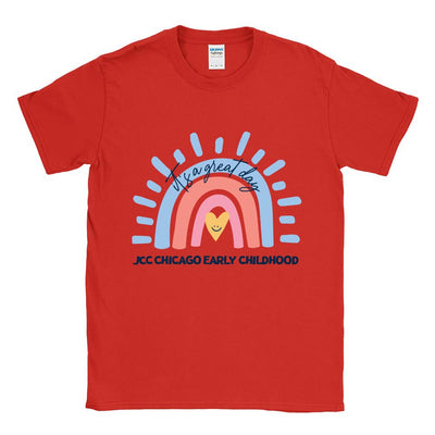 IT'S A GREAT DAY RAINBOW ~ JCC CHICAGO EARLY CHILDHOOD ~  toddler tee
