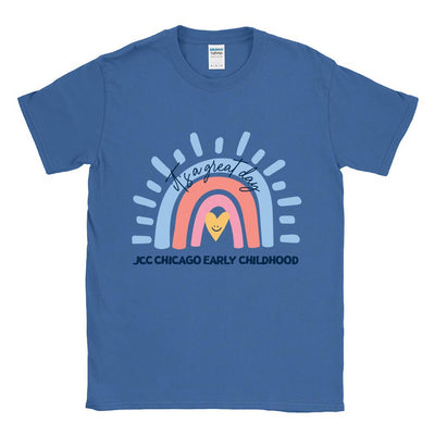 IT'S A GREAT DAY RAINBOW ~ JCC CHICAGO EARLY CHILDHOOD ~  toddler tee