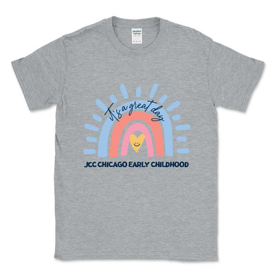 IT'S A GREAT DAY RAINBOW ~ JCC CHICAGO EARLY CHILDHOOD ~  toddler tee
