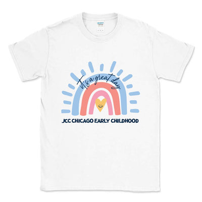 IT'S A GREAT DAY RAINBOW ~ JCC CHICAGO EARLY CHILDHOOD ~  toddler tee