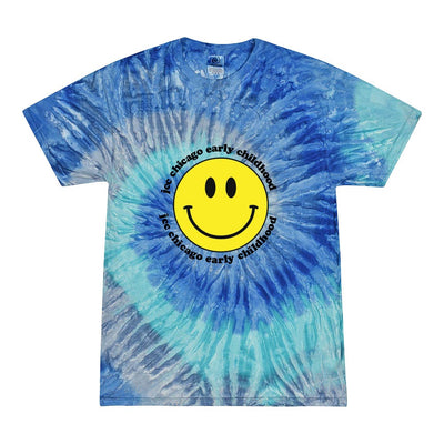 SMILEY ~ JCC CHICAGO EARLY CHILDHOOD ~ tie dye toddler tee