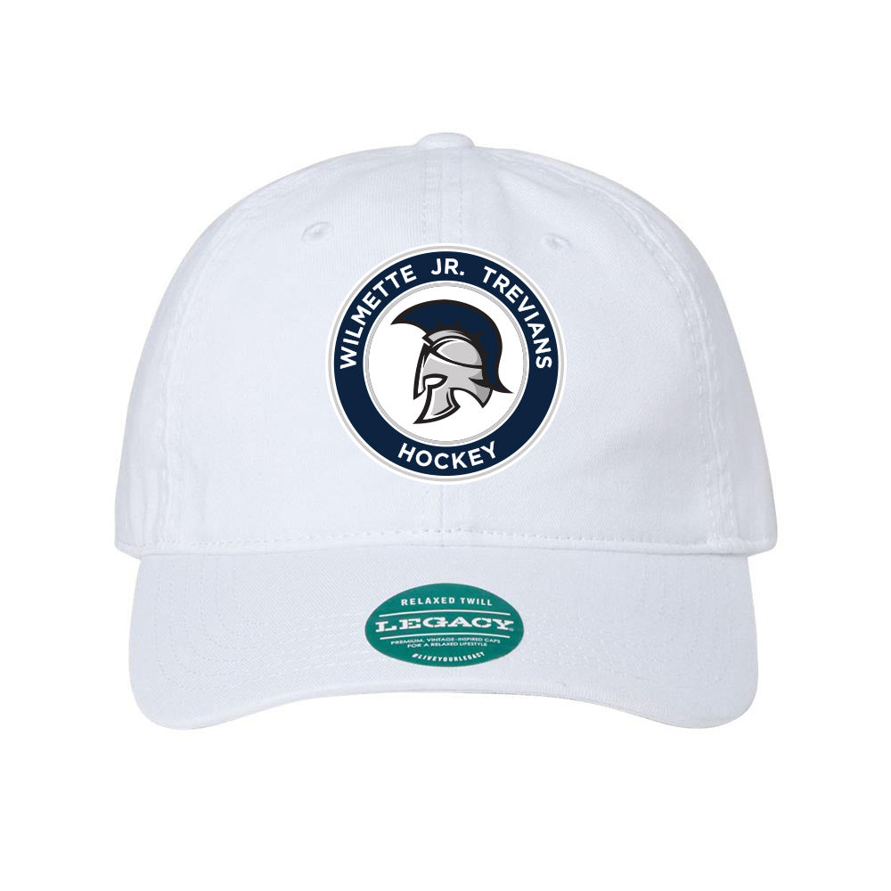 Logo ~ Relaxed Twill Dad Hat ~ Wilmette Jr. Trevians Hockey