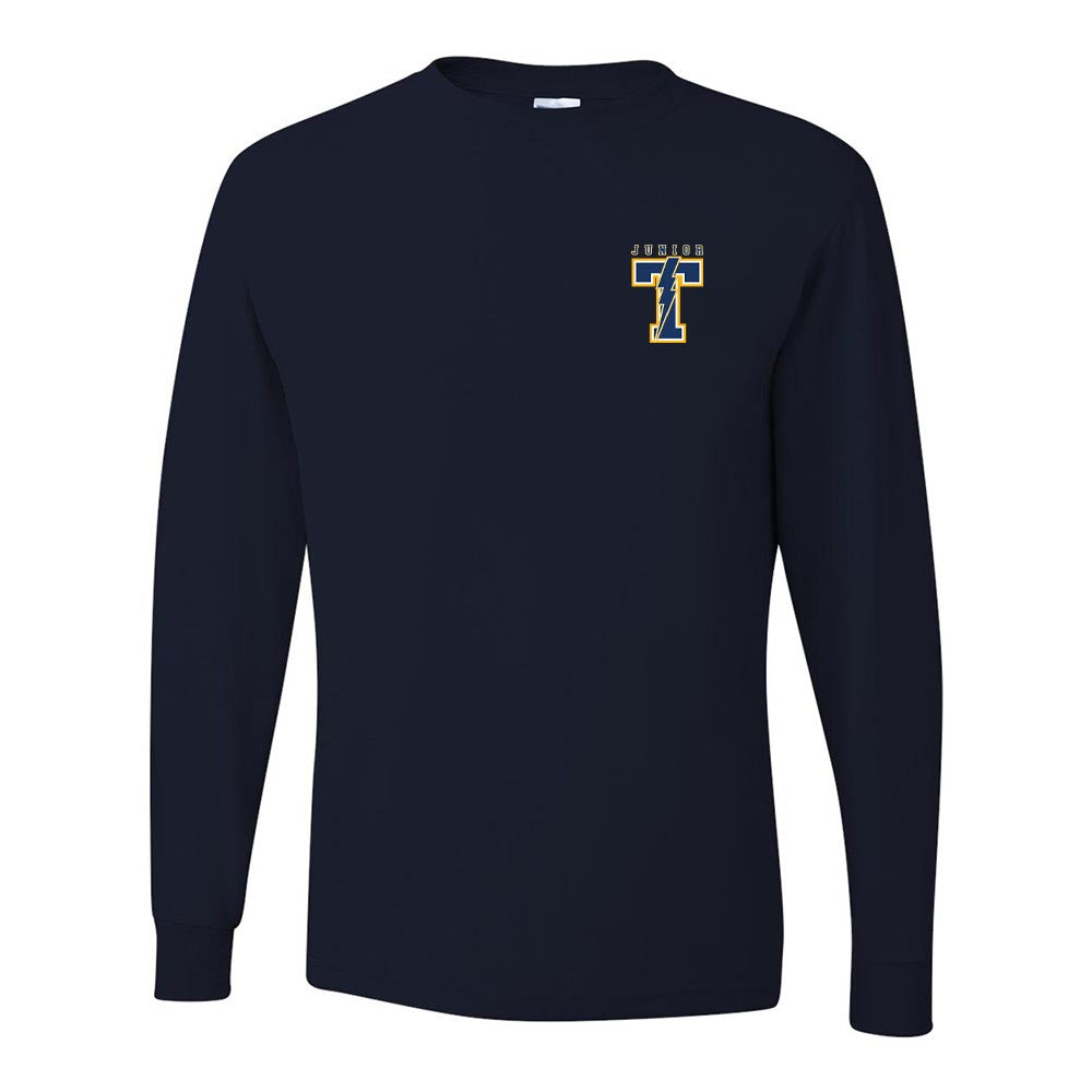 Jr T Lightning ~ Cotton Long Sleeve Dripower T-Shirt ~ Jr Titans Football