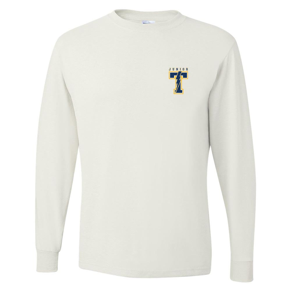Jr T Lightning ~ Cotton Long Sleeve Dripower T-Shirt ~ Jr Titans Football
