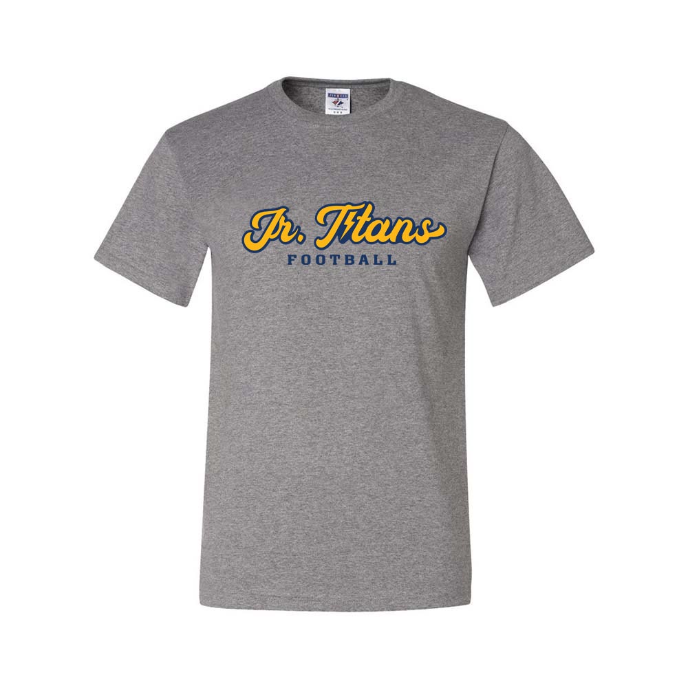 SCRIPT TITANS DRIPOWER TEE ~  JR TITANS FOOTBALL ~ youth & adult