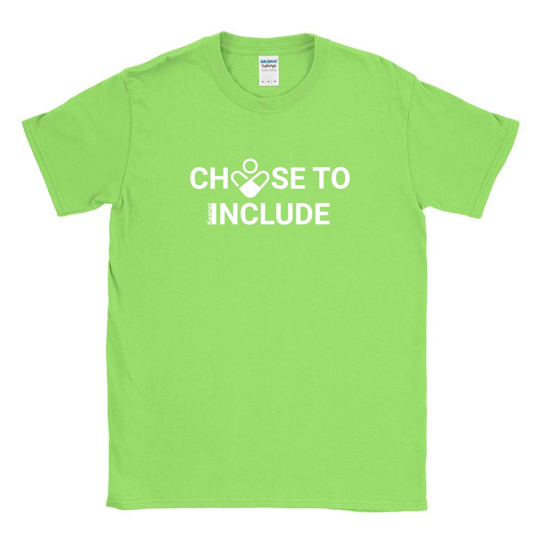 CHOOSE TO INCLUDE TEE ~ KESHET ~ youth & adult ~ classic unisex fit