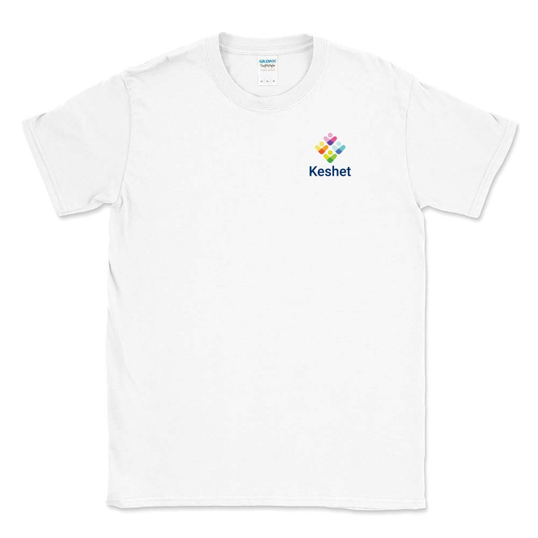 KESHET LOGO TEE ~ KESHET ~ youth & adult ~ classic unisex fit