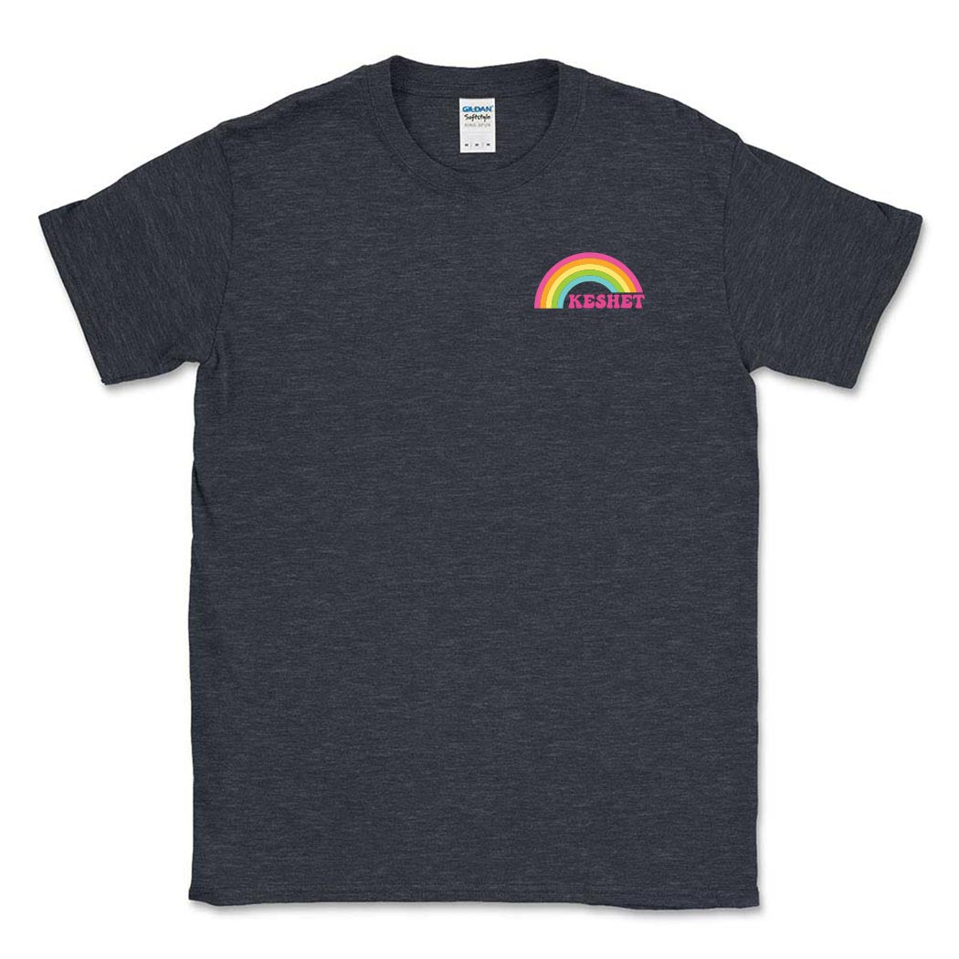 RAINBOW TEE ~ KESHET ~ youth & adult ~ classic unisex fit