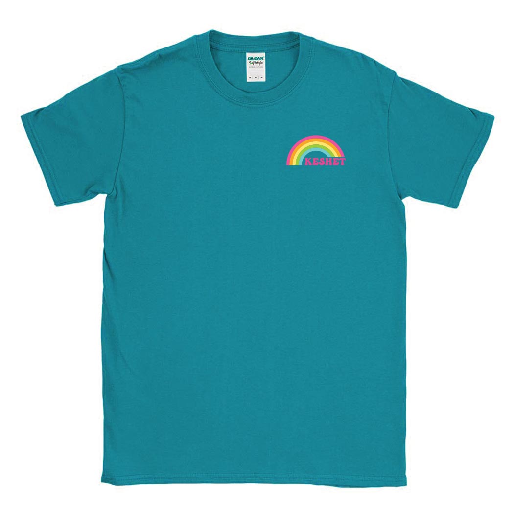 RAINBOW TEE ~ KESHET ~ youth & adult ~ classic unisex fit