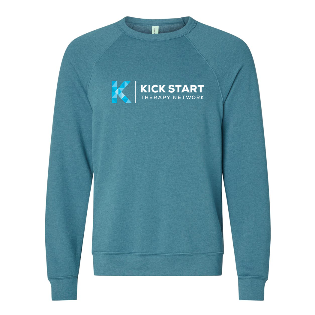 Logo ~ Sponge Fleece Crewneck Sweatshirt ~ Kick Start Therapy
