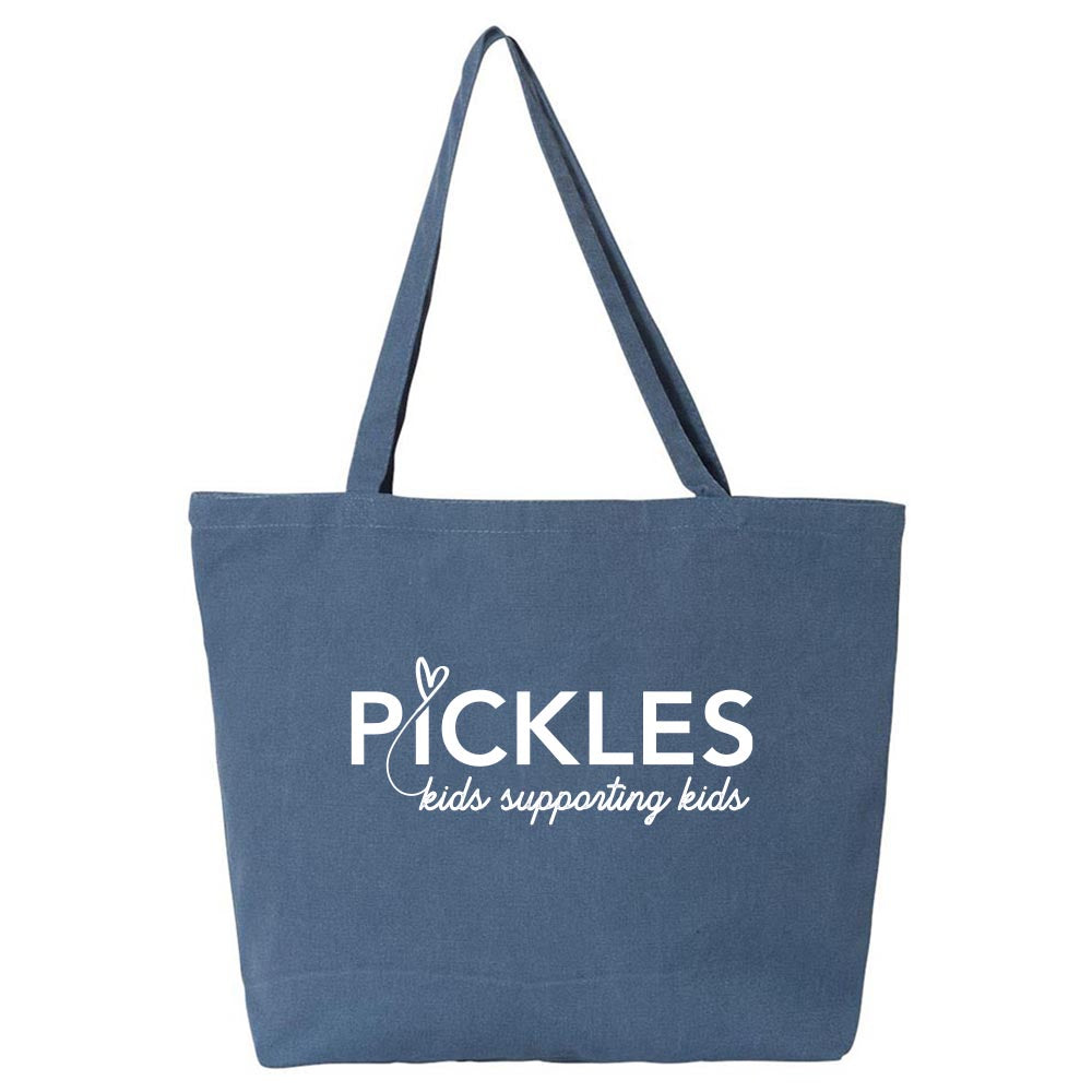 Logo ~ Premium Canvas Tote ~ Pickles