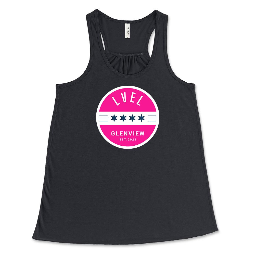 LOGO FLOWY TANK ~ LVEL ~ youth & women's ~ flowy fit