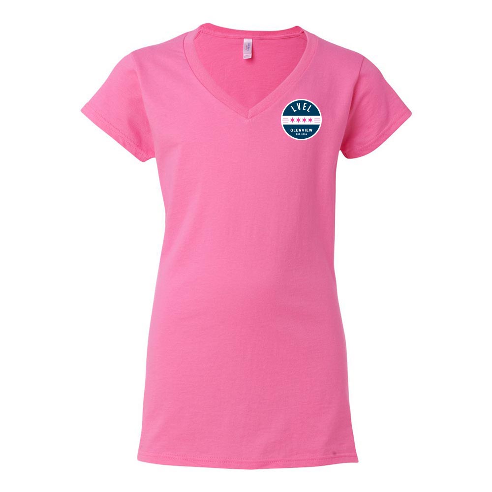 LVEL Logo ~ V-Neck T-Shirt ~ LVEL