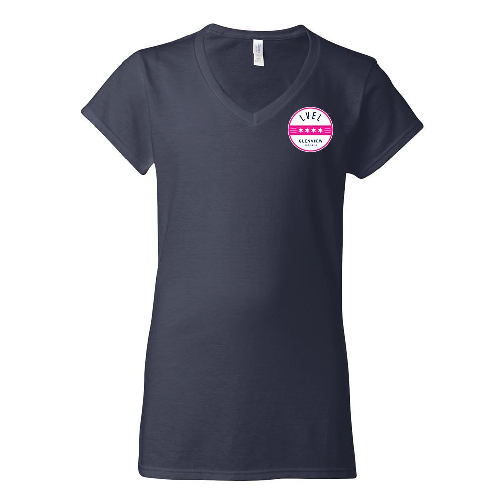 LVEL Logo ~ V-Neck T-Shirt ~ LVEL