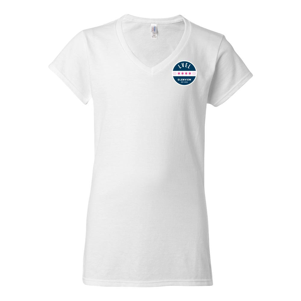 LVEL Logo ~ V-Neck T-Shirt ~ LVEL