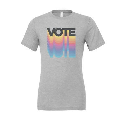 Vote Rainbow ~ Triblend T-Shirt ~ LWV of Wilmette