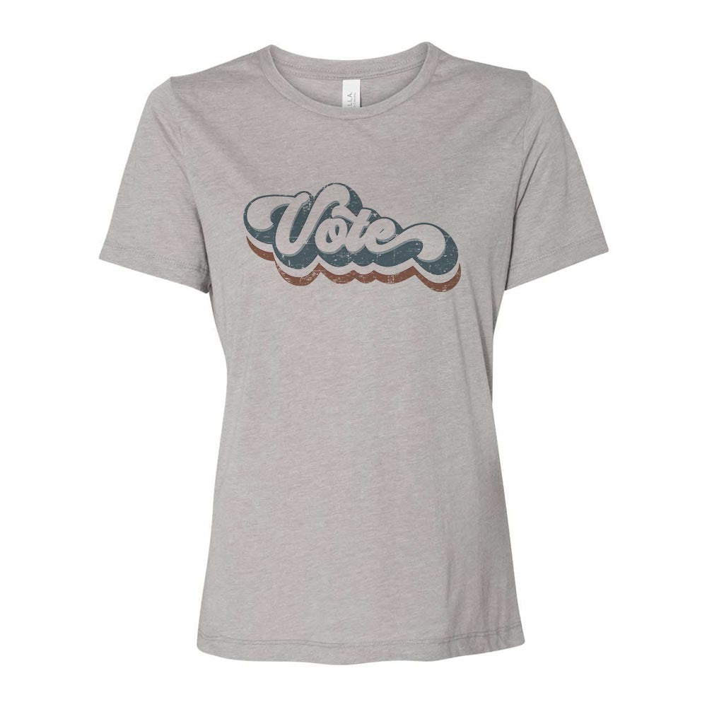 Vote Script ~ Women's Relaxed Triblend T-Shirt ~ LWV of Wilmette