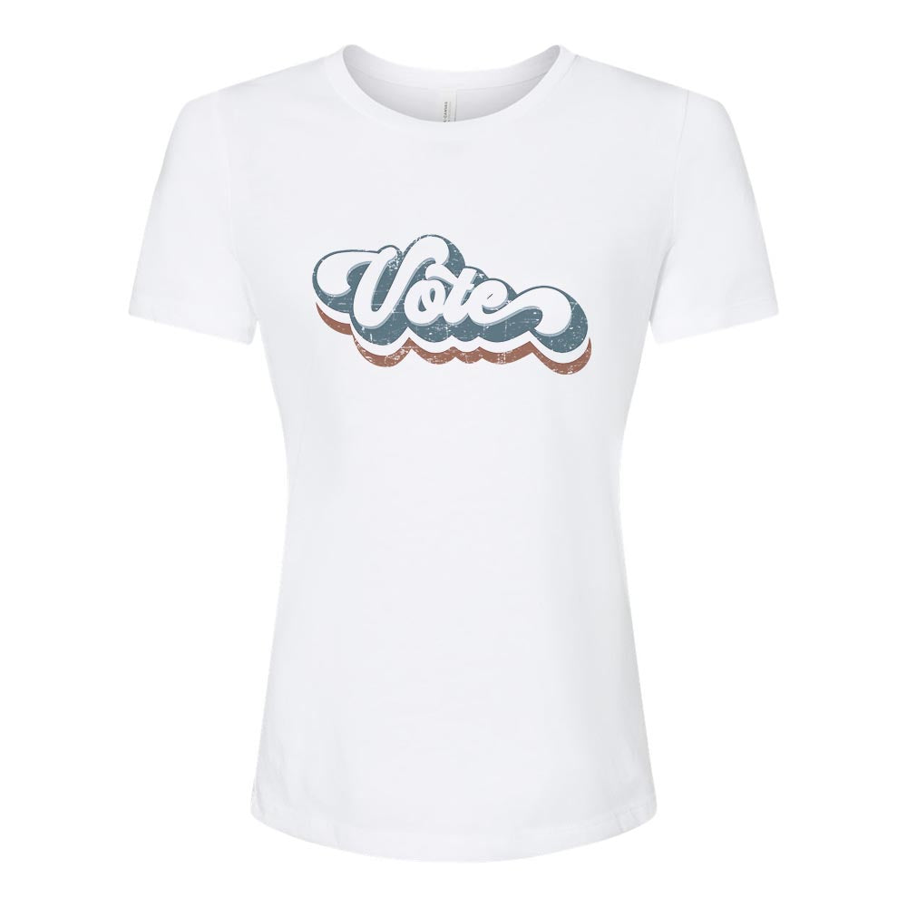 Vote Script ~ Women's Relaxed Triblend T-Shirt ~ LWV of Wilmette