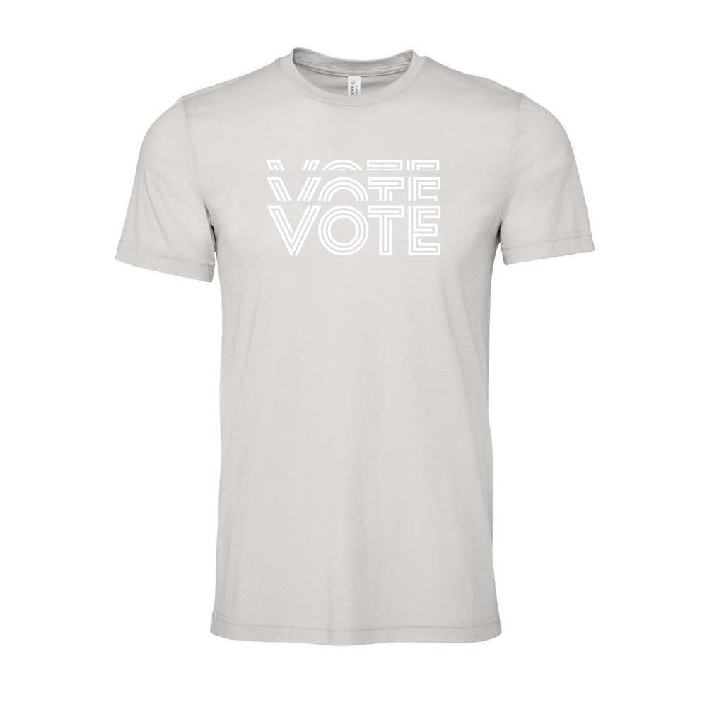 VOTE TRIBLEND TEE ~ LWV OF WILMETTE ~ adult ~ classic unisex fit