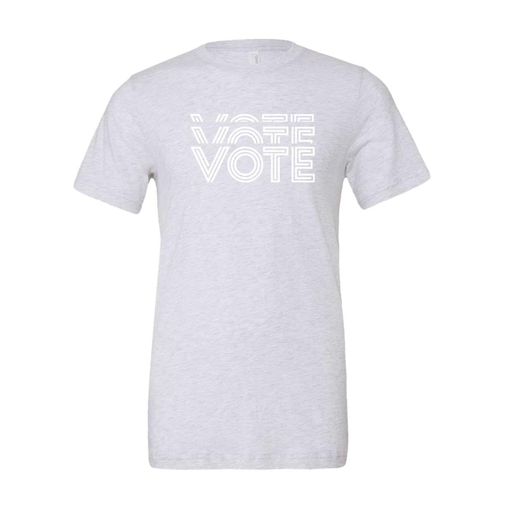 VOTE TRIBLEND TEE ~ LWV OF WILMETTE ~ adult ~ classic unisex fit