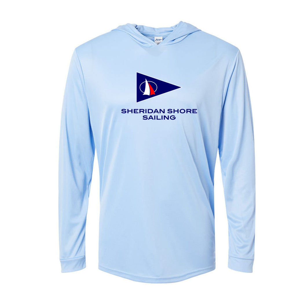 Hooded Performance Long Sleeve T-Shirt ~ Sheridan Shore Sailing