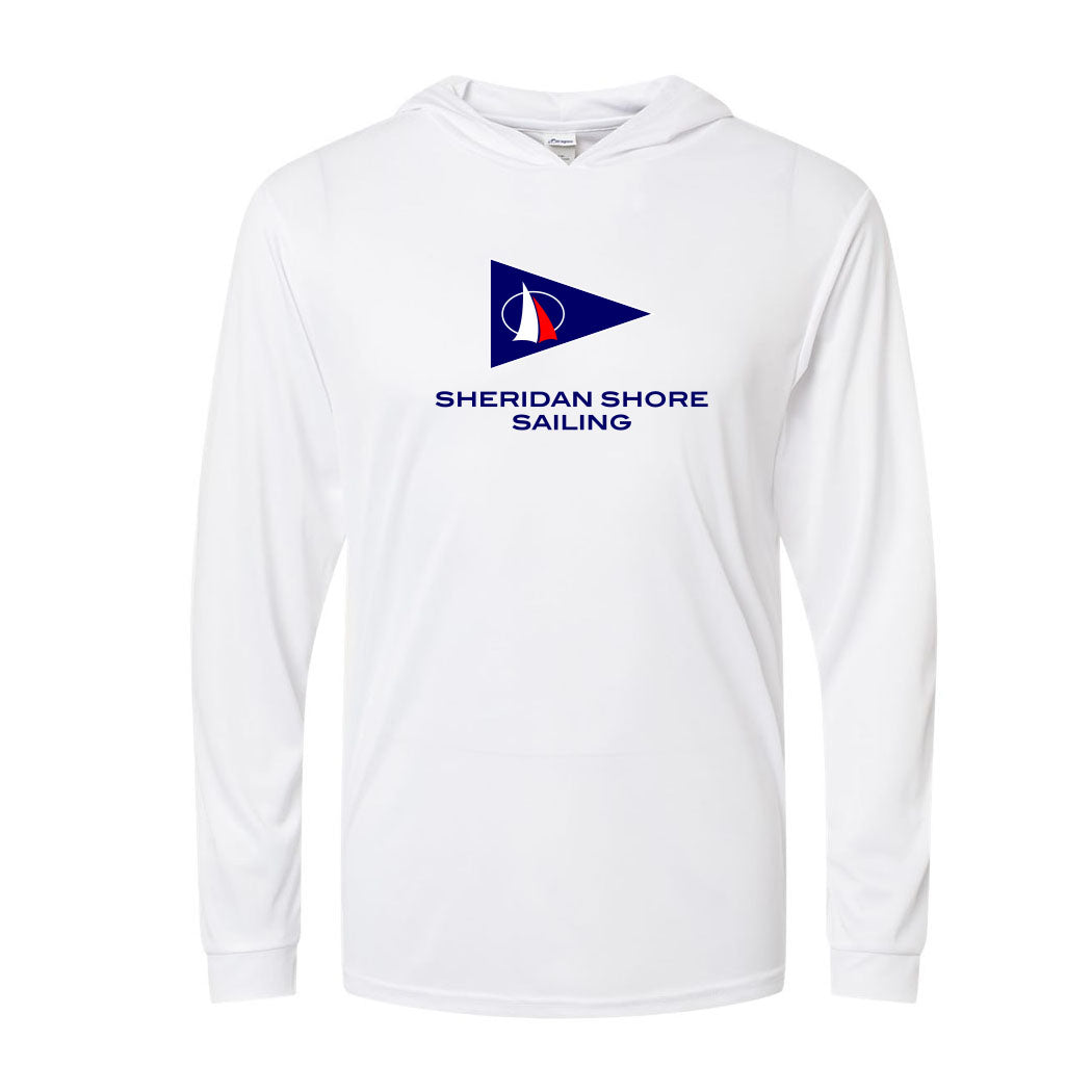 Hooded Performance Long Sleeve T-Shirt ~ Sheridan Shore Sailing