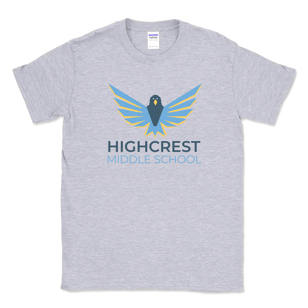Logo Highcrest Middle School ~ Cotton T-Shirt ~ Highcrest Middle School