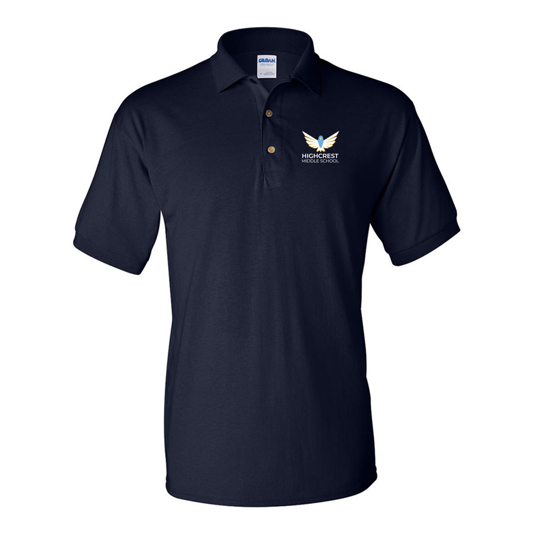 Logo Highcrest Middle School ~ 50/50 Polo ~ Highcrest Middle School