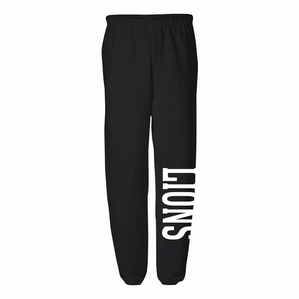 LIONS SWEATPANTS ~ LYON ELEMENTARY SCHOOL ~ youth & adult ~ classic unisex fit