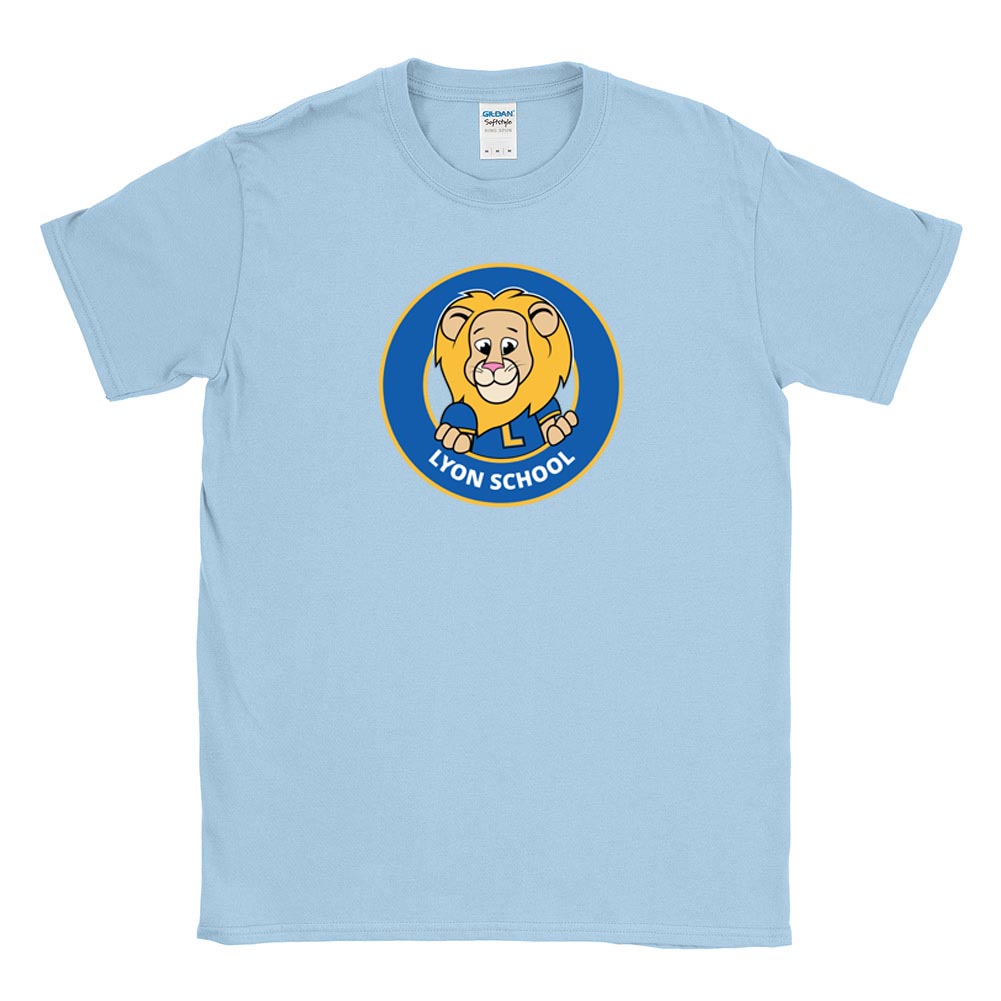 School Logo ~ Cotton T-Shirt ~ Lyon Elementary School