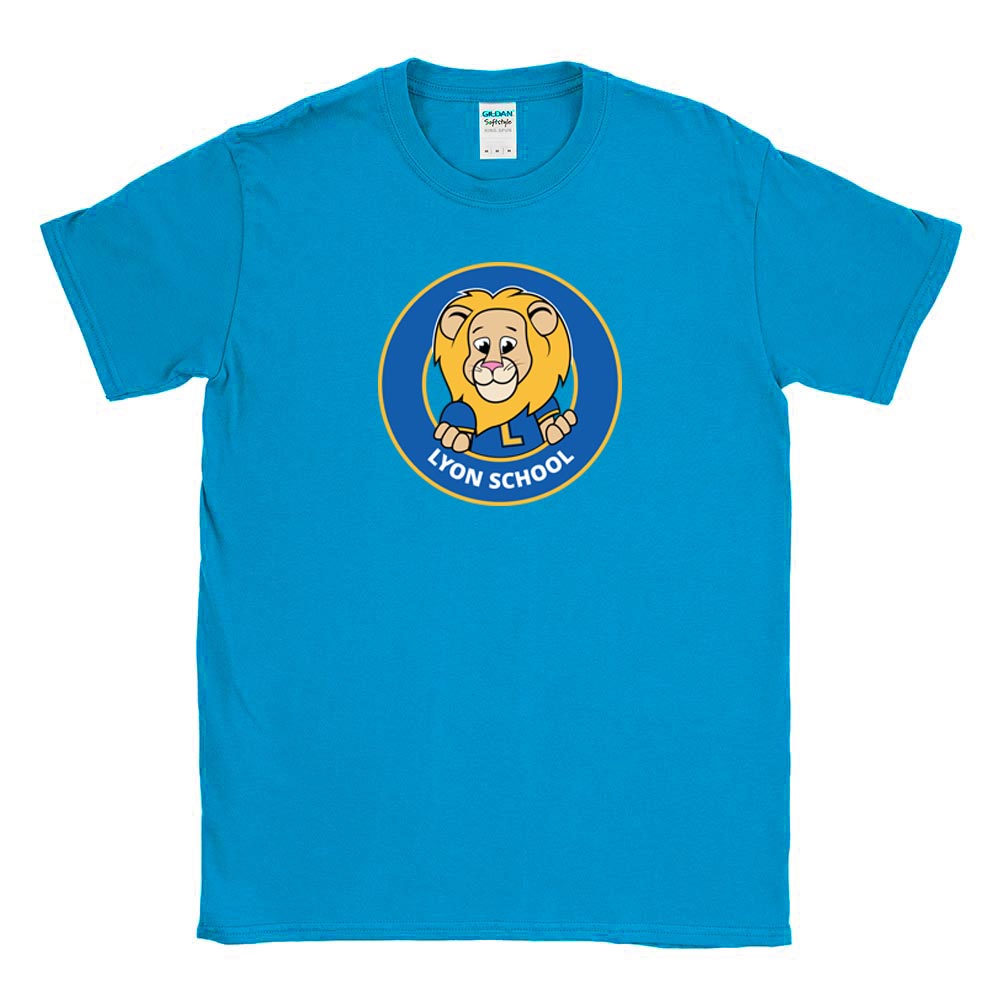 School Logo ~ Cotton T-Shirt ~ Lyon Elementary School