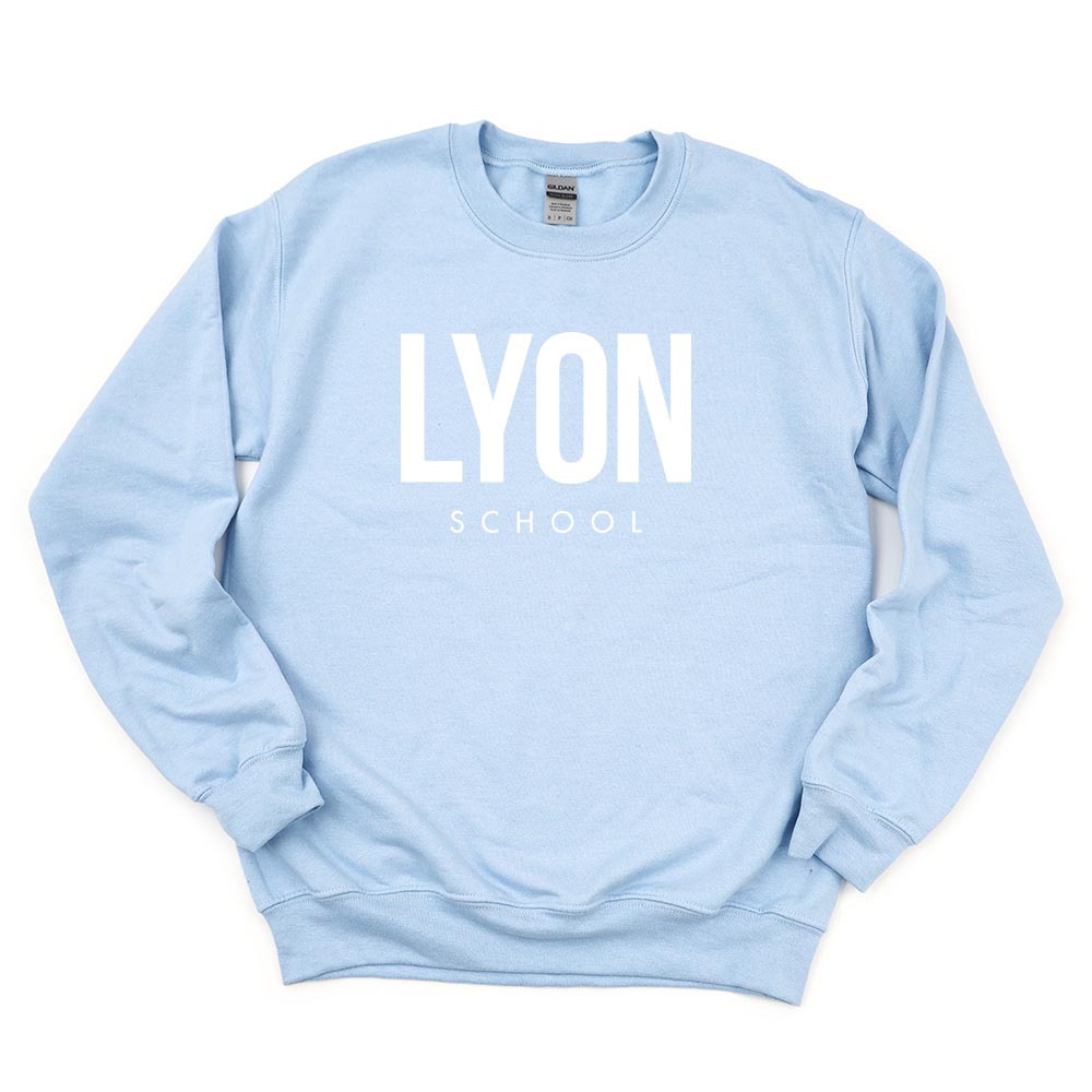 MODERN SWEATSHIRT ~ LYON ELEMENTARY SCHOOL ~ youth & adult ~ classic unisex fit