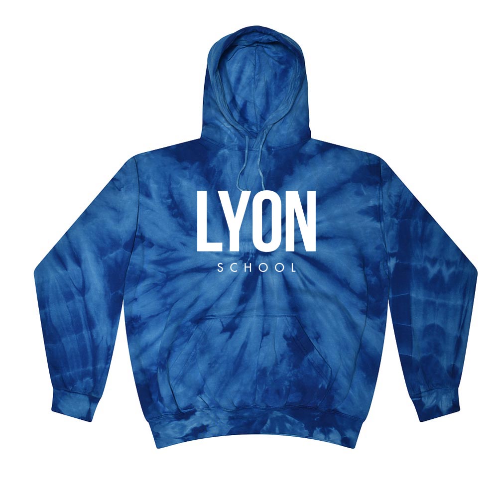 Modern ~ Tie-Dye Hoodie ~ Lyon Elementary School