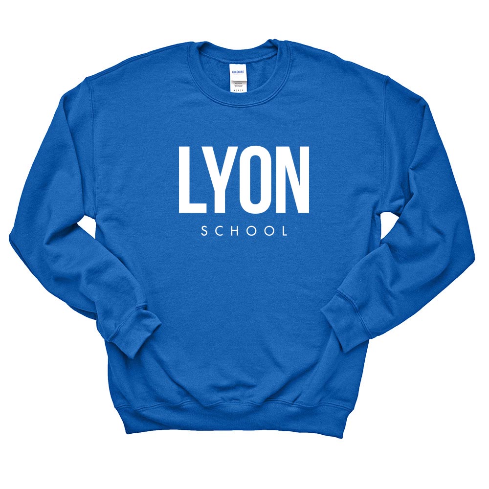 MODERN SWEATSHIRT ~ LYON ELEMENTARY ~ youth & adult ~ classic fit