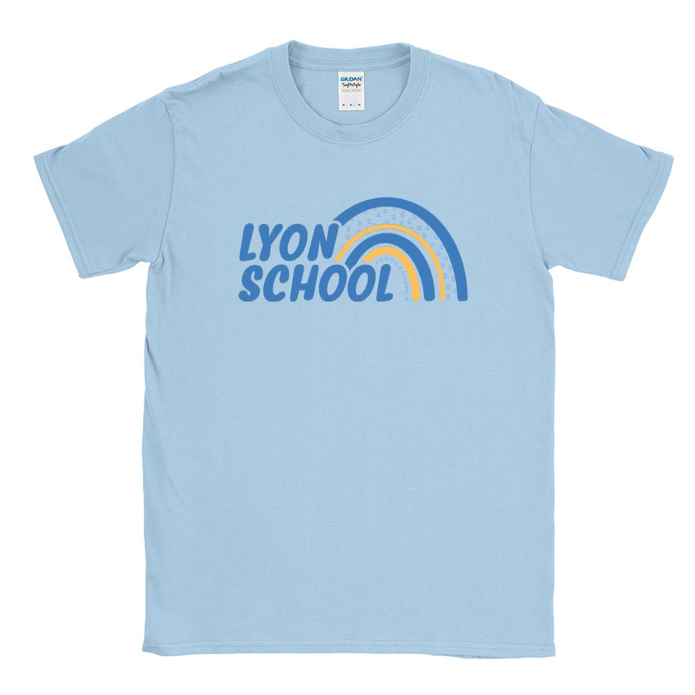 RAINBOW TEE ~ LYON ELEMENTARY SCHOOL ~ youth & adult ~ classic unisex fit