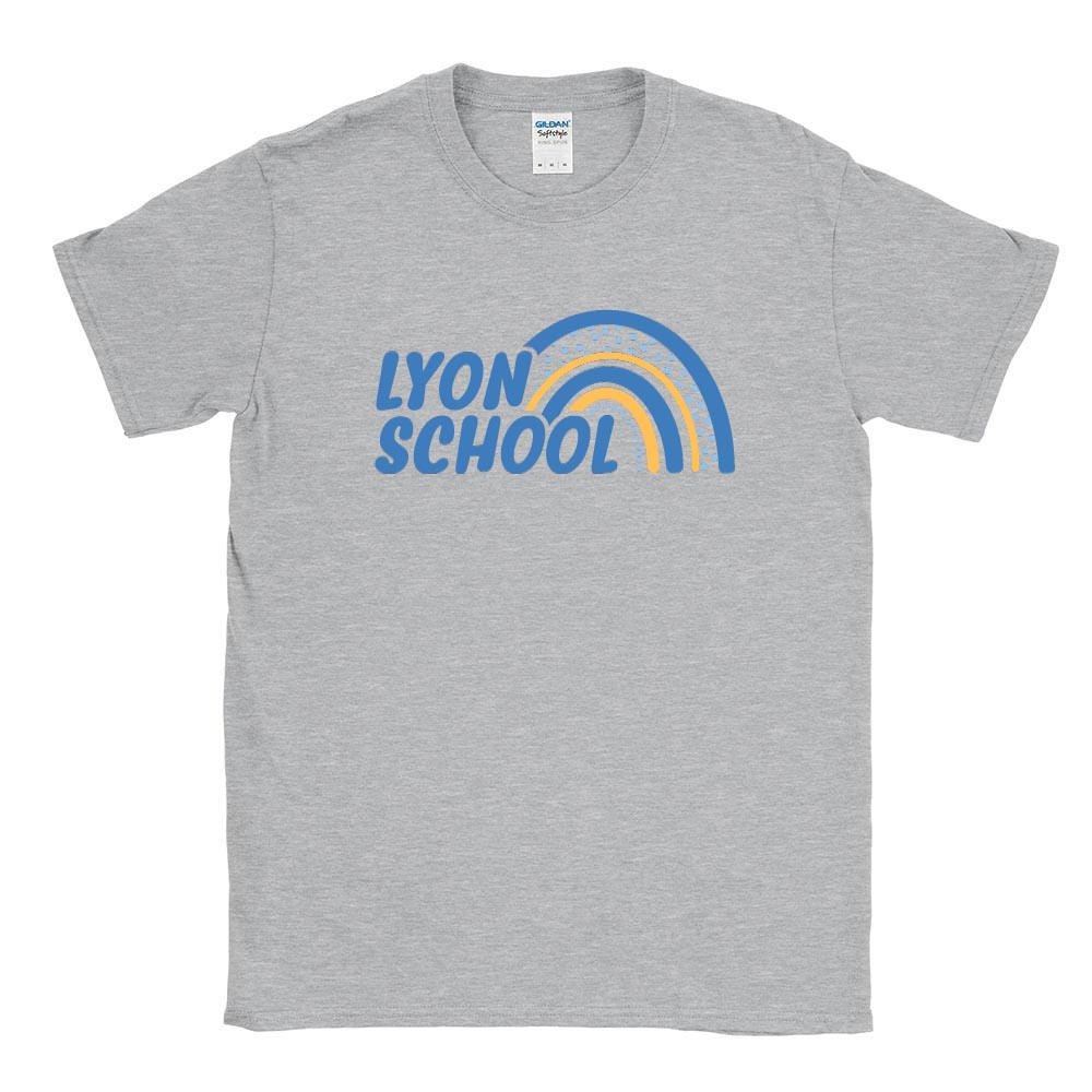 RAINBOW TEE ~ LYON ELEMENTARY SCHOOL ~ youth & adult ~ classic unisex fit