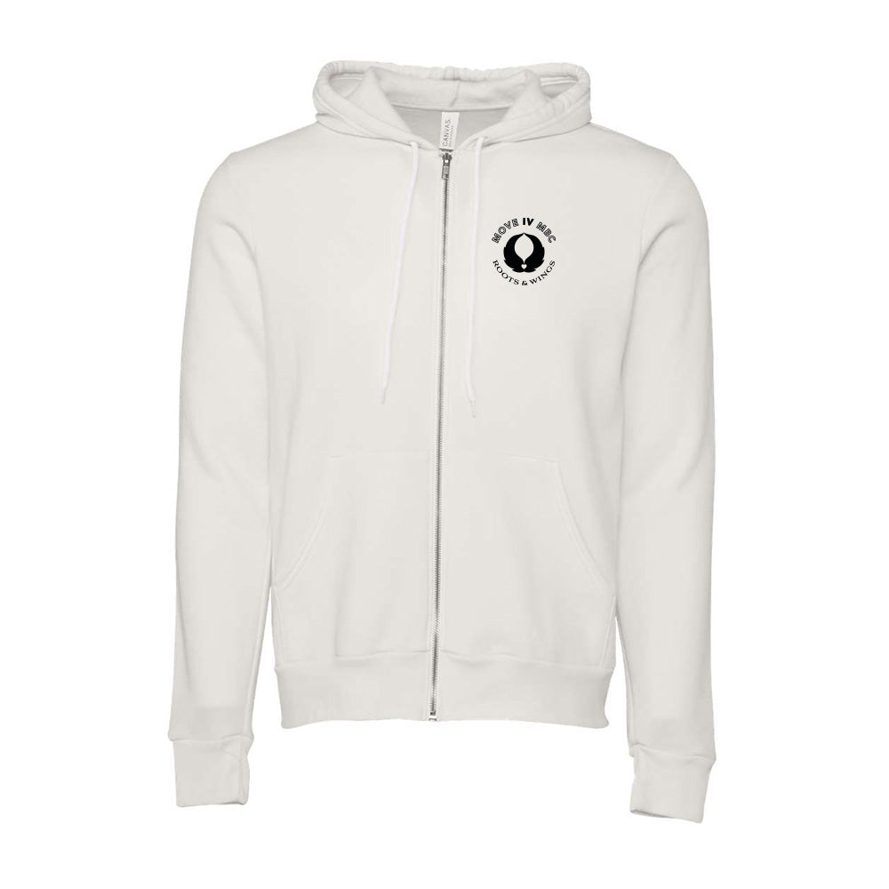 M4MBC ~ Sponge Fleece Hoodie ~ Roots & Wings Charitable Foundation-vintage white