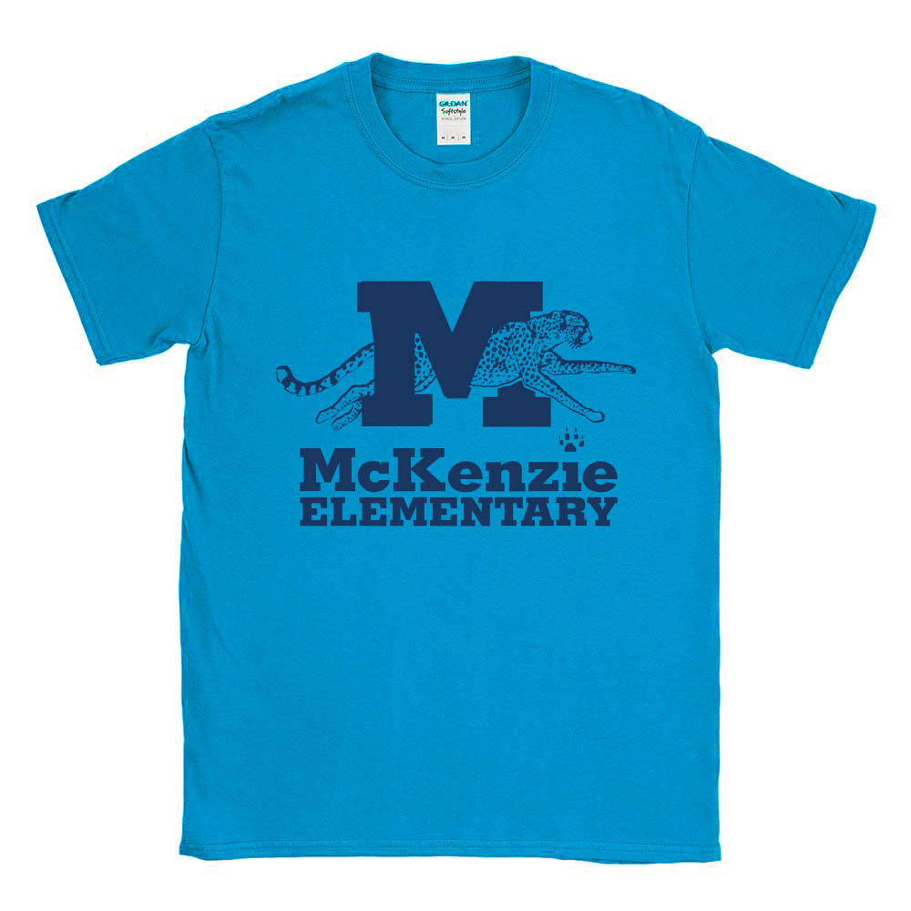 MCKENZIE CHEETAH TEE ~ McKenzie Elementary School ~ youth and adult ~ classic unisex fit