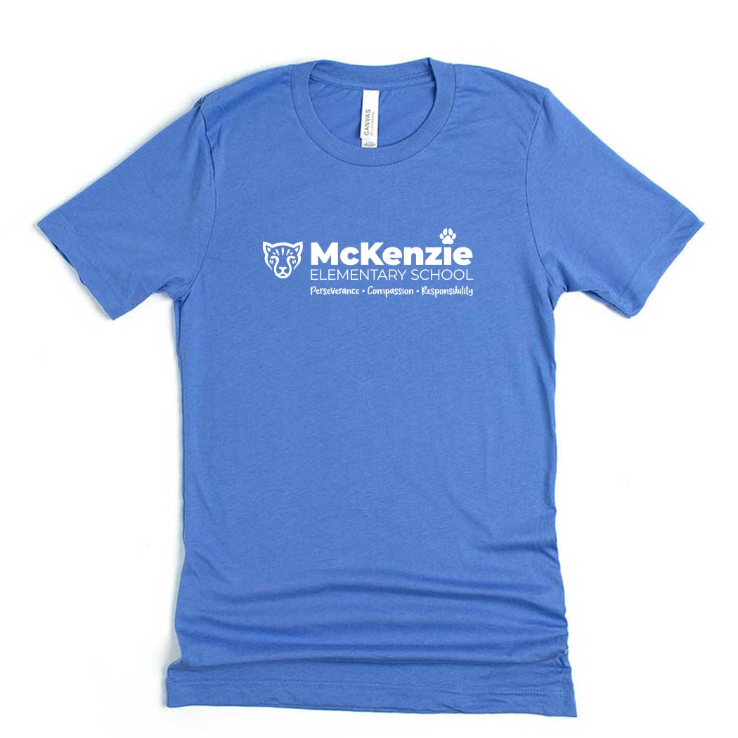 Bold McKenzie ~ Jersey T-Shirt ~ McKenzie Elementary School