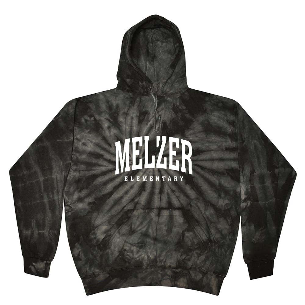 Extended Arc ~ Tie Dye ~ Hoodie ~ Melzer Elementary School