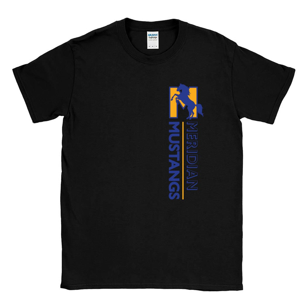 Vertical Sidebar ~ Cotton T-Shirt ~ Meridian School
