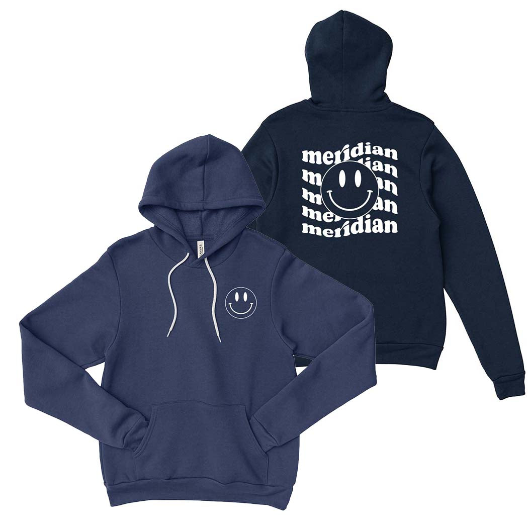 Wavy Smiley ~ Hoodie ~ Meridian School