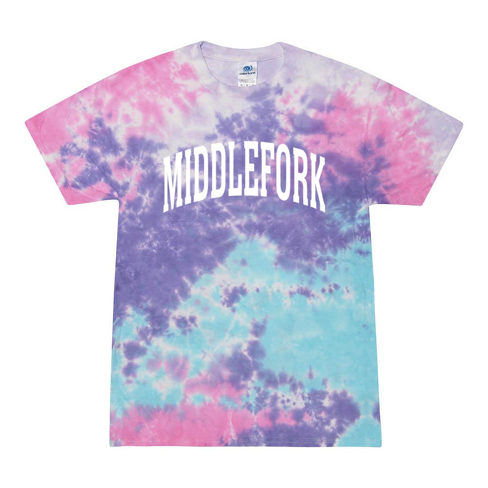 EXTENDED ARC TIE DYE TEE ~ MIDDLEFORK ELEMENTARY ~ youth & adult ~ classic unisex fit