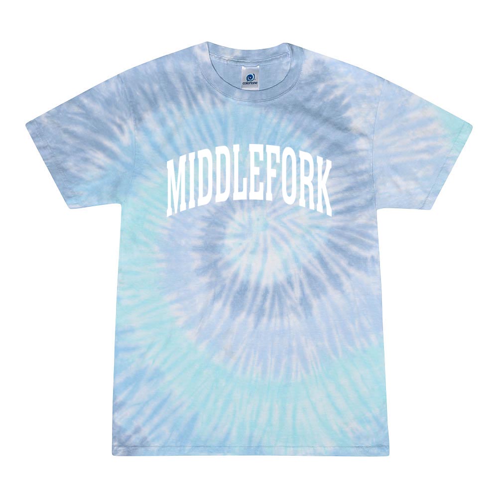 EXTENDED ARC TIE DYE TEE ~ MIDDLEFORK ELEMENTARY ~ youth & adult ~ classic unisex fit