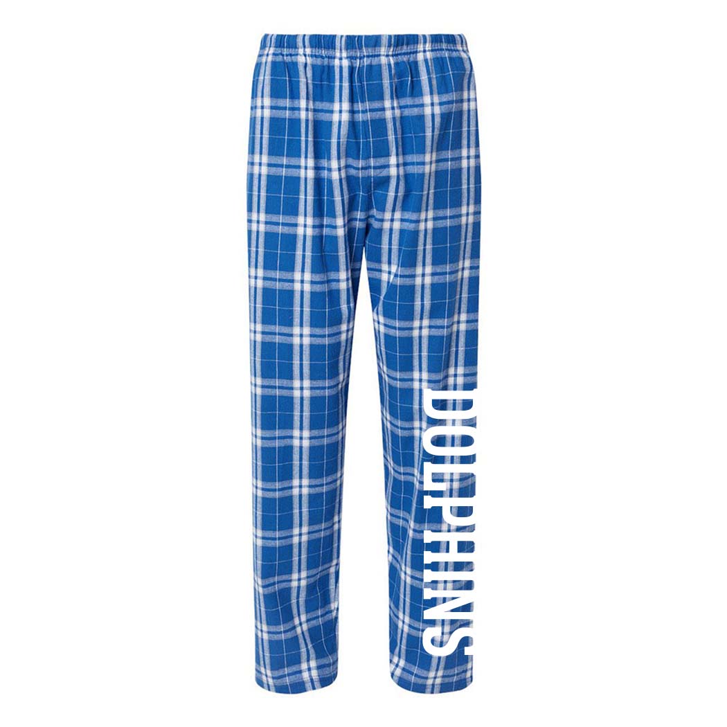 Dolphins Leg ~ Flannel Pants ~ Middlefork Elementary School